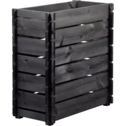 Dobar Hochbeet Mit Stecksystem Kiefer Antharzit 79 Cm X 37 Cm X 79 Cm FSC®