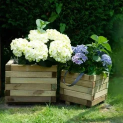 Siena Garden Pflanzkasten Taunus Modern 40 Cm X 40 Cm X 33 Cm Kiefernholz FSC® -Günstiges Heissner Geschäft 4055938509220 1346 AB 06