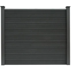 Home Deluxe WPC-Sichtschutzzaun Callado Grau Komplett-Set 1 Element -Günstiges Heissner Geschäft 4058166079091 11007200 8