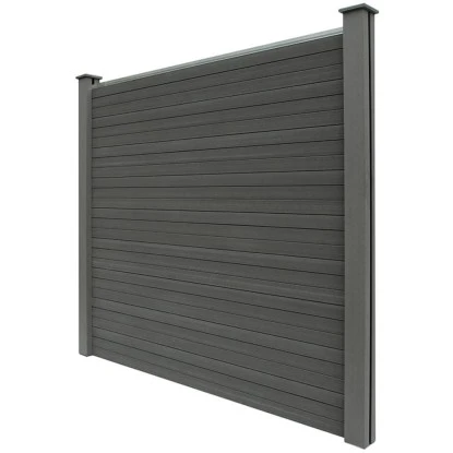 Home Deluxe WPC-Sichtschutzzaun Callado Grau Komplett-Set 3 Elemente 3 Home Deluxe WPC-Sichtschutzzaun Callado Grau Komplett-Set 3 Elemente