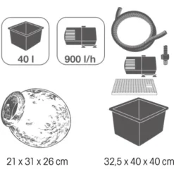 Gartenbrunnen-Set Orange -Günstiges Heissner Geschäft 4137444 3411 1