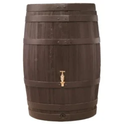 Garantia Regentonne Fass Barrica 420 L Dunkelbraun