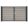 GroJa Grande Steckzaun Tor Premium DIN Rechts DB Bi-Color Sand -Günstiges Heissner Geschäft 4250260972869 2027 1