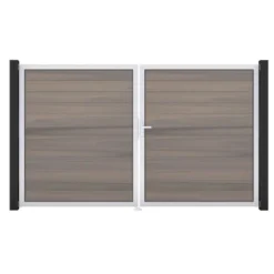 GroJa Solid Steckzaun Tor DIN Rechts EV1 Bi-Color Co-extrudiert