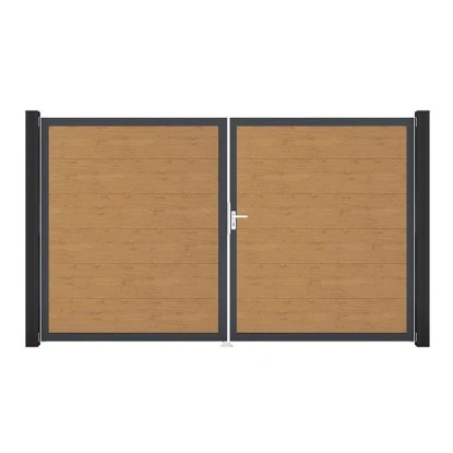 GroJa Steckzaun Tor BasicLine DIN Rechts DB Asteiche Natur 3 GroJa Steckzaun Tor BasicLine DIN Rechts DB Asteiche Natur