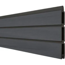 GroJa Steckzaun-Einzelprofil Solid-Rhombus 180 X 30 X 1,9 Cm Steingrau Co-Ex.