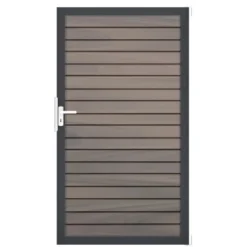 GroJa Steckzaun-Tor Solid-Rhombus 1-flg. DB703 Universal-DIN Bi-Color Co-Ex.