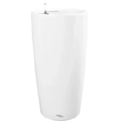 Pflanzwerk® Pflanzkübel Pipe Ø 34 Cm X 58 Cm Shiny Weiß