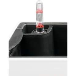 Pflanzwerk® Pflanzkübel Tub 20 Cm X 50 Cm X 20 Cm Shiny Weiß -Günstiges Heissner Geschäft 4250871645749 11001500 2