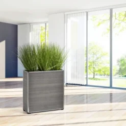 Gartenfreude Pflanzkübel WPC Grau -Günstiges Heissner Geschäft 4251083904082 4655 04