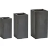 Gartenfreude Pflanzkübel 3er-Set Klein Anthrazit -Günstiges Heissner Geschäft 4251083904211 4655 1