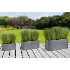 Gartenfreude Pflanzkübel 3er-Set Groß Grau 10 Gartenfreude Pflanzkübel 3er-Set Groß Grau -Günstiges Heissner Geschäft 4251083904228 4655 4