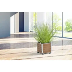 Gartenfreude Pflanzgefäß WPC Eckig Hellbraun 9 Gartenfreude Pflanzgefäß WPC Eckig Hellbraun -Günstiges Heissner Geschäft 4251083905409 4655 03