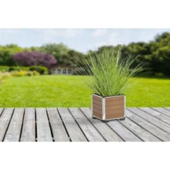 Gartenfreude Pflanzgefäß WPC Eckig Hellbraun 11 Gartenfreude Pflanzgefäß WPC Eckig Hellbraun -Günstiges Heissner Geschäft 4251083905409 4655 05