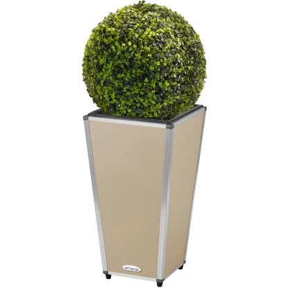 Amare Blumentopf Pur Fiberglas Design 28 Cm X 28 Cm X 51 Cm Beige 4 Amare Blumentopf Pur Fiberglas Design 28 Cm X 28 Cm X 51 Cm Beige – Bild 2