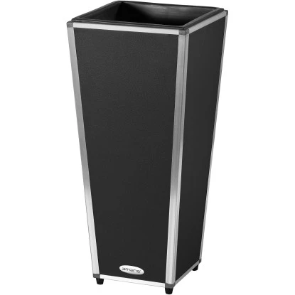 Amare Blumentopf Pur Fiberglas Design 28 Cm X 28 Cm X 61 Cm Schwarz 3 Amare Blumentopf Pur Fiberglas Design 28 Cm X 28 Cm X 61 Cm Schwarz