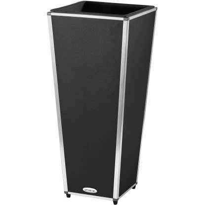 Amare Blumentopf Pur Fiberglas Design 33 Cm X 33 Cm X 76 Cm Schwarz 3 Amare Blumentopf Pur Fiberglas Design 33 Cm X 33 Cm X 76 Cm Schwarz