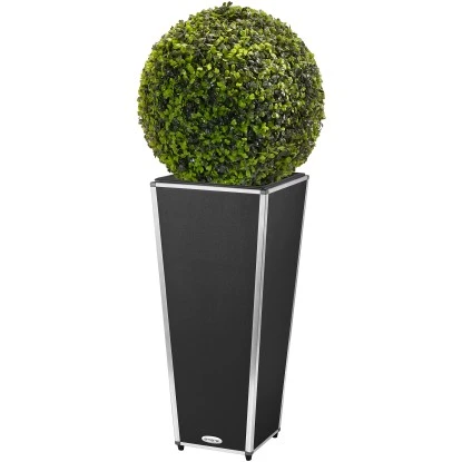 Amare Blumentopf Pur Fiberglas Design 33 Cm X 33 Cm X 76 Cm Schwarz 4 Amare Blumentopf Pur Fiberglas Design 33 Cm X 33 Cm X 76 Cm Schwarz – Bild 2