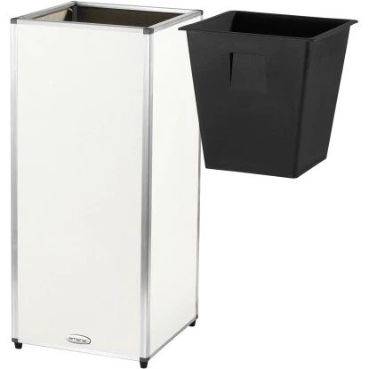 Amare Blumentopf Pur Fiberglas Design 33 Cm X 33 Cm X 76 Cm Weiß 5 Amare Blumentopf Pur Fiberglas Design 33 Cm X 33 Cm X 76 Cm Weiß – Bild 3