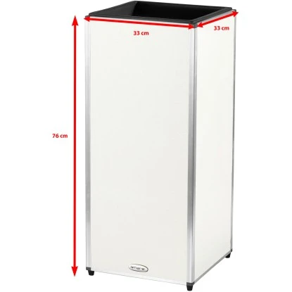 Amare Blumentopf Pur Fiberglas Design 33 Cm X 33 Cm X 76 Cm Weiß 8 Amare Blumentopf Pur Fiberglas Design 33 Cm X 33 Cm X 76 Cm Weiß – Bild 6