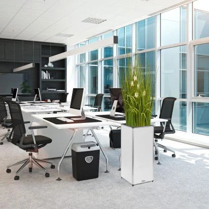 Amare Blumentopf Pur Fiberglas Design 33 Cm X 33 Cm X 76 Cm Weiß 10 Amare Blumentopf Pur Fiberglas Design 33 Cm X 33 Cm X 76 Cm Weiß – Bild 8