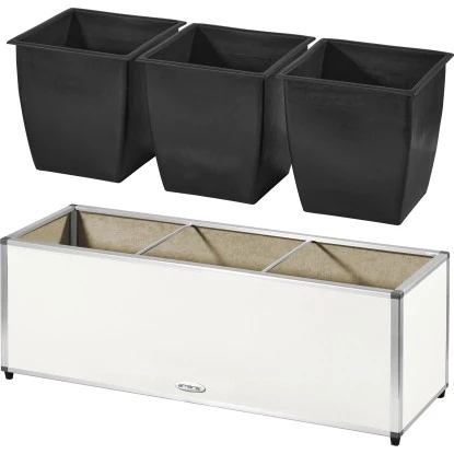 Amare Blumentopf Pur Fiberglas Design 275 Cm X 805 Cm X 275 Cm Weiß 5 Amare Blumentopf Pur Fiberglas Design 275 Cm X 805 Cm X 275 Cm Weiß – Bild 3