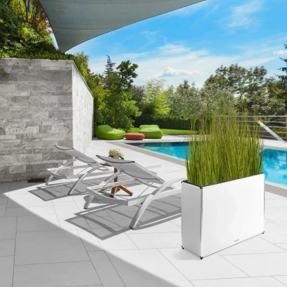 Amare Blumentopf Pur Fiberglas Design 28 Cm X 80 Cm X 61 Cm Weiß 11 Amare Blumentopf Pur Fiberglas Design 28 Cm X 80 Cm X 61 Cm Weiß – Bild 9