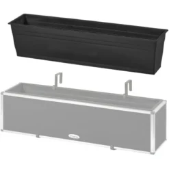 Amare Blumentopf Pur Fiberglas Design 205 Cm X 815 Cm X 205 Cm Schwarz -Günstiges Heissner Geschäft 4251083908523 4655 3