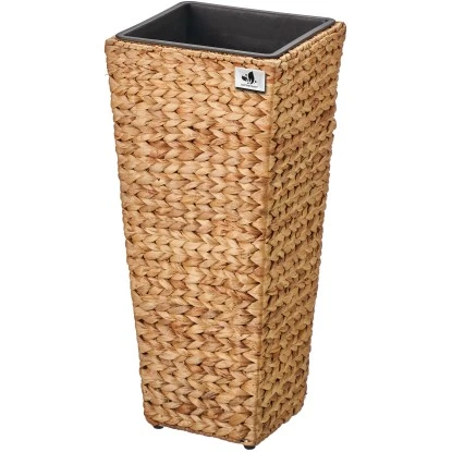 Gartenfreude Blumentopf Wasserhyazinthe 28 X 28 X 60 Cm Natur Kunststoffeinsatz 3 Gartenfreude Blumentopf Wasserhyazinthe 28 X 28 X 60 Cm Natur Kunststoffeinsatz