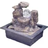 Granimex Raumbrunnen Guilin Inkl.Pumpe Und LED-Beleuchtung Polystone 22x24x19 Cm