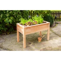 Westmann Hochbeet 120 Cm X 65 Cm X 75 Cm Natur -Günstiges Heissner Geschäft 4260280775647 1741 AB 02