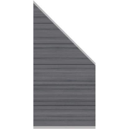 System WPC Platinum XL Zaun-Anschluss-Set 89 Cm X 183 Cm Auf 93 Cm Grau 3 System WPC Platinum XL Zaun-Anschluss-Set 89 Cm X 183 Cm Auf 93 Cm Grau