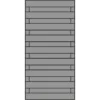 Sichtschutzzaun Skagen 90 Cm X 180 Cm Hellgrau Lasiert FSC®