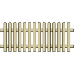Staketenzaun Norki Druckimprägniert 80 Cm X 200 Cm FSC® -Günstiges Heissner Geschäft 4361234 logo 1