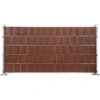 Floraworld PVC-Sichtschutzstreifen Holzoptik Braun -Günstiges Heissner Geschäft 441751 4514 1