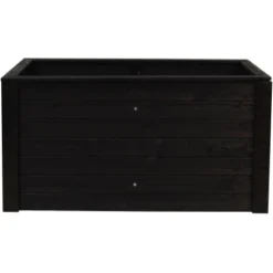 Andrewex Hochbeet 79 Cm X 150 Cm X 76 Cm Kiefernholz Anthrazit FSC® -Günstiges Heissner Geschäft 4537 hochbeet anthrazit 1