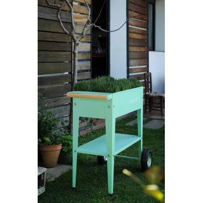 Kräuterhochbeet Barcelona 75 Cm X 35 Cm Liso Mint 9 Kräuterhochbeet Barcelona 75 Cm X 35 Cm Liso Mint – Bild 7