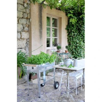 Kräuterhochbeet Urban 75 Cm X 35 Cm Silber 5 Kräuterhochbeet Urban 75 Cm X 35 Cm Silber – Bild 3