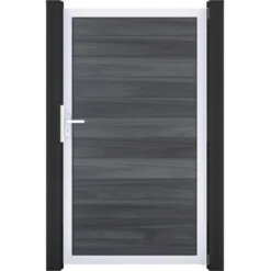 GroJaSolid Tor Anthrazitgrau Rahmen EV1