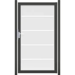 GroJaAmbiente Tor Blockstreifen DIN: Links Rahmen DB703