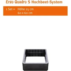 Garantia Hochbeet-System Ergo Quadro S 60 Cm X 60 Cm -Günstiges Heissner Geschäft 495270 1992 8
