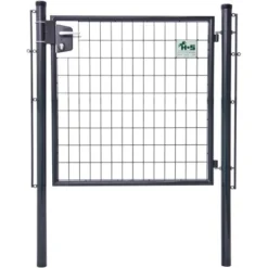 H&S H+S Einzeltor Oktavia Grau 150 Cm X 112 Cm