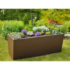 Gutta Hochbeet Valenta 150 Rost Matt 80 Cm X 90 Cm X 150 Cm