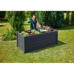 Gutta Hochbeet Elevada WPC 78 Cm X 80 Cm X 200 Cm -Günstiges Heissner Geschäft 504146 2198 3