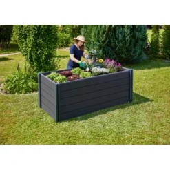 Gutta Hochbeet Elevada WPC 78 Cm X 80 Cm X 200 Cm -Günstiges Heissner Geschäft 504146 2198 4