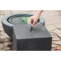 Heissner Deko-Säule Cube Grey -Günstiges Heissner Geschäft 515241 2059 4