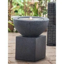 Heissner Deko-Säule Cube Grey -Günstiges Heissner Geschäft 515241 2059 5