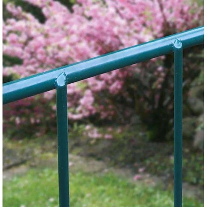 Einzelstabmattenzaun-Set Grün 15 Stück Je 125 Cm X 200 Cm 5 Einzelstabmattenzaun-Set Grün 15 Stück Je 125 Cm X 200 Cm – Bild 3