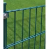 Doppelstabmattenzaun-Set Grün 10 Stück Je 123 Cm X 200 Cm