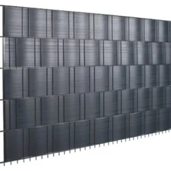 PVC-Sichtschutzstreifen Anthrazit Höhe 19 Cm Länge 201,5 Cm 5 Streifen -Günstiges Heissner Geschäft 527982 4514 anthrazit 2